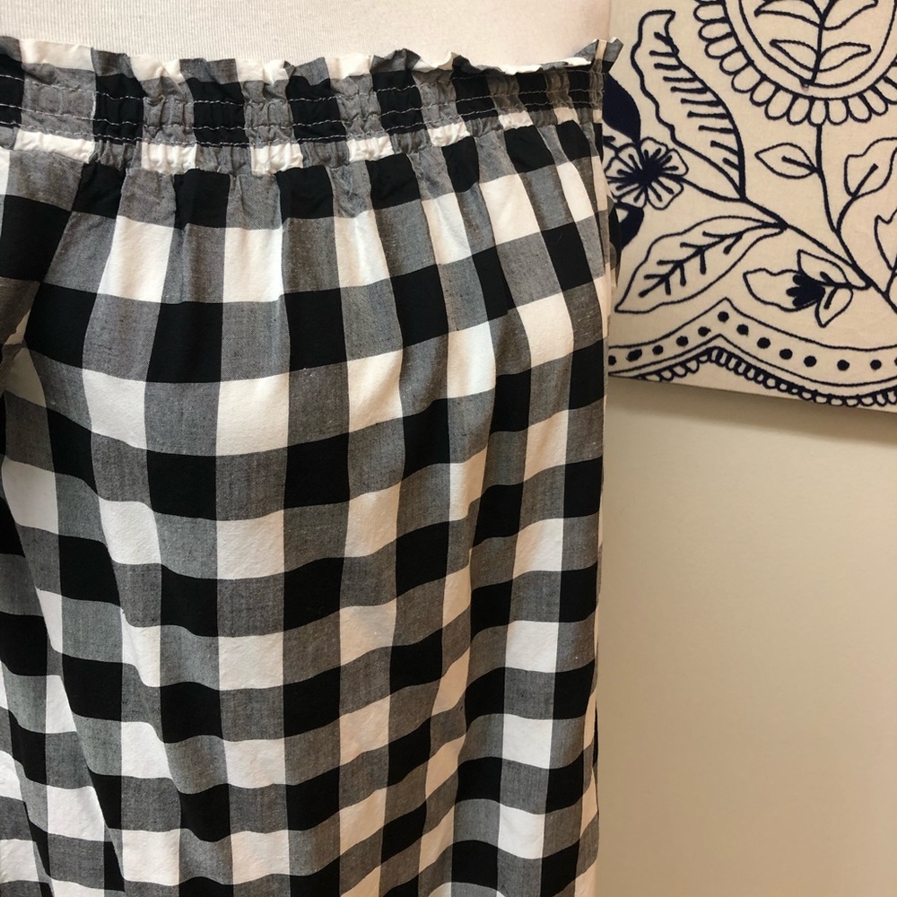 Ann Taylor LOFT Black & White Off Shoulder Dress - Picture 6 of 6